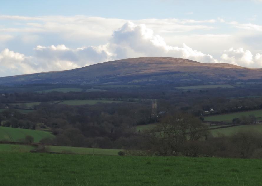 Views of Dartmoor from the Village