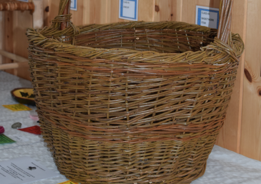 Whicker basket in craft class 2017