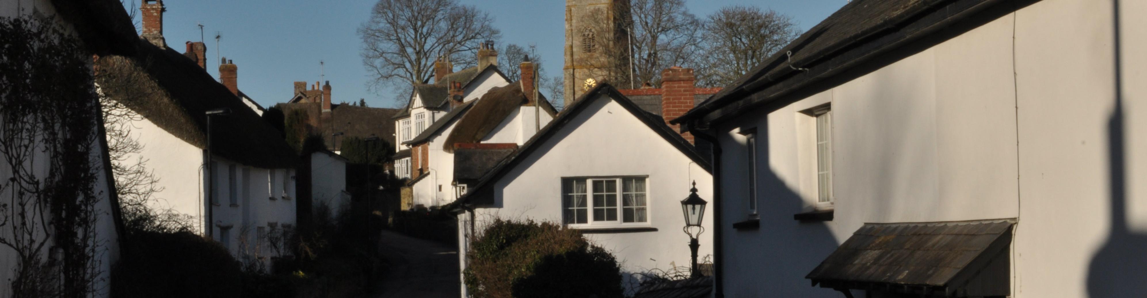 Sampford Courtenay village