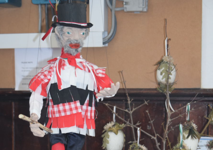 Model of Morris Dancer in Craft class 2017