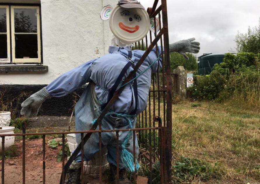 Danger Mouse Scarecrow