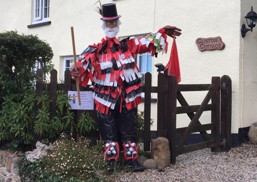 Morris Dancer Scarecrow