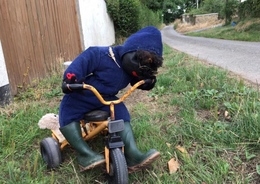 Pedal Power Scarecrow