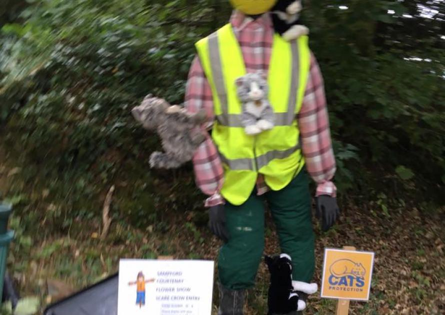 Pussies Galore - Cat's Protection League Scarecrow