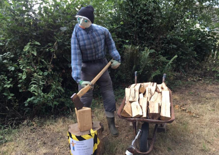 Woodcutter scarecrow