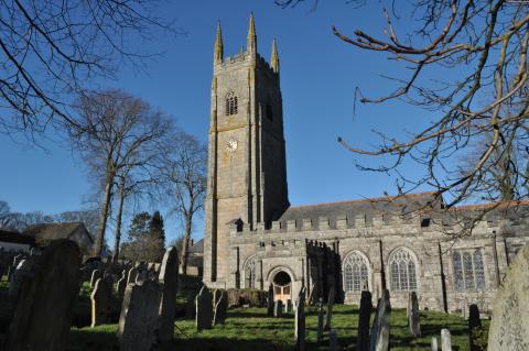 The church in Sampford Courtenay