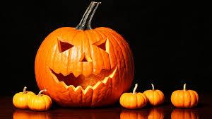 Picture of carved pumpkins