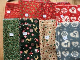 Image of fabric designs for face masks