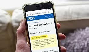 Photo of smart phone screen showing a scam text.