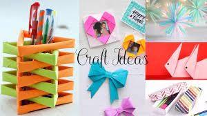 Picture showing different ideas for, paper folding