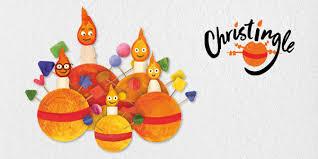 Image of oranges decorated for Christingle Service