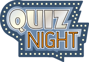 Clip art with words 'Quiz Night@