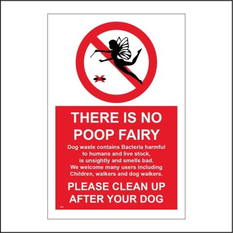 Dog poo sign