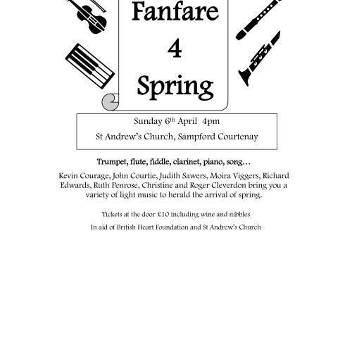 Poster advertising event