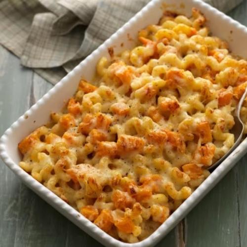 Picture of macaroni cheese