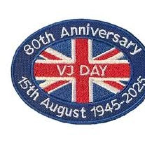 Union Jack with 80th VJ Day on it
